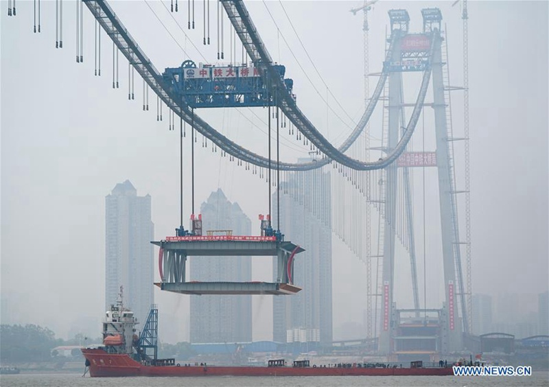 Die l?ngste Doppeldecker-H?ngebrücke der Welt wird 2019 fertiggestellt