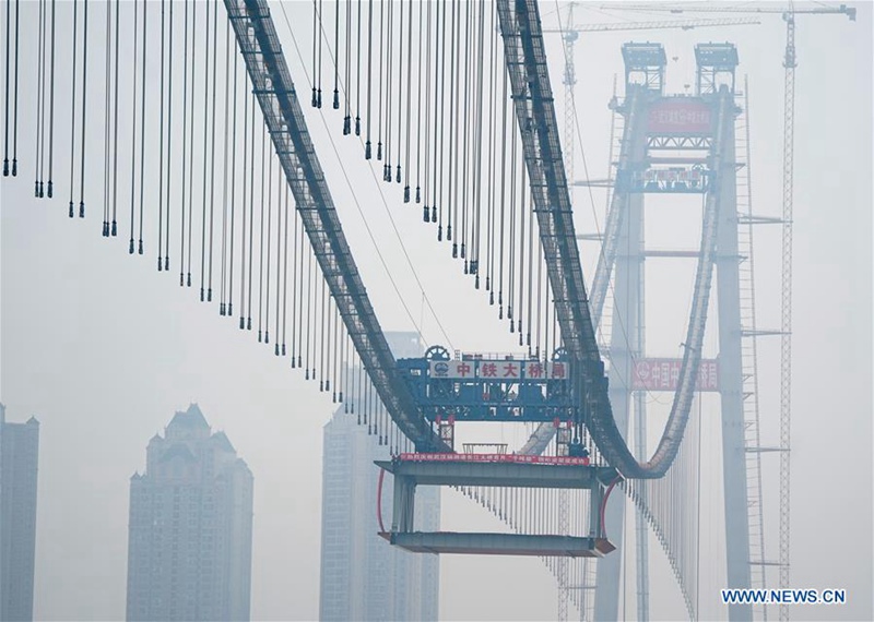 Die l?ngste Doppeldecker-H?ngebrücke der Welt wird 2019 fertiggestellt