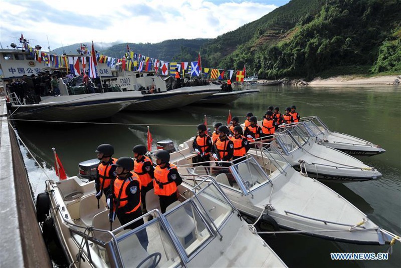 76. Gemeinsame Patrouille des Mekong beginnt in Südwestchina