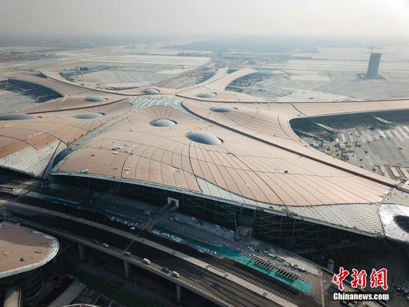 Beijings neuer Flughafen bereitet sich auf die Er?ffnung vor