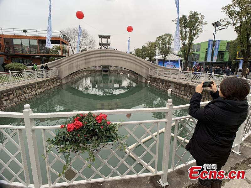 Weltgr??te 3D-gedruckte Brücke in Shanghai er?ffnet