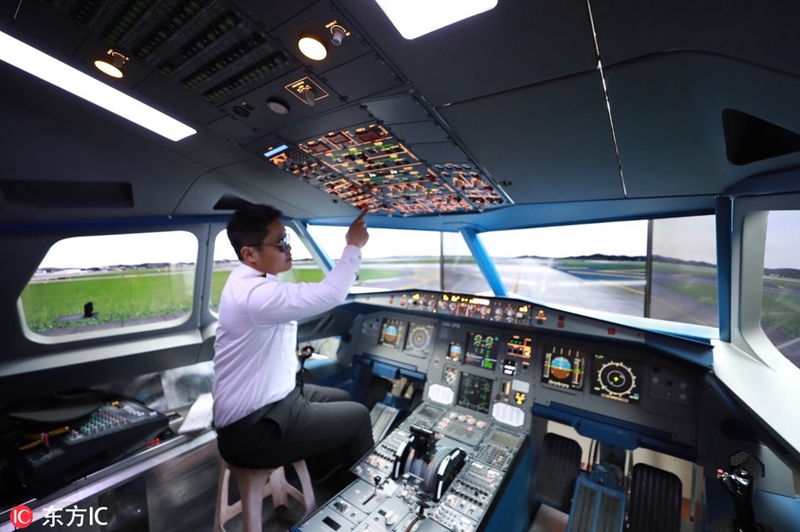 Handgefertigter Airbus A320 in Liaoning pr?sentiert