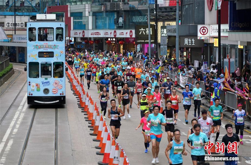 Asiens h?rtester Marathon in Hongkong