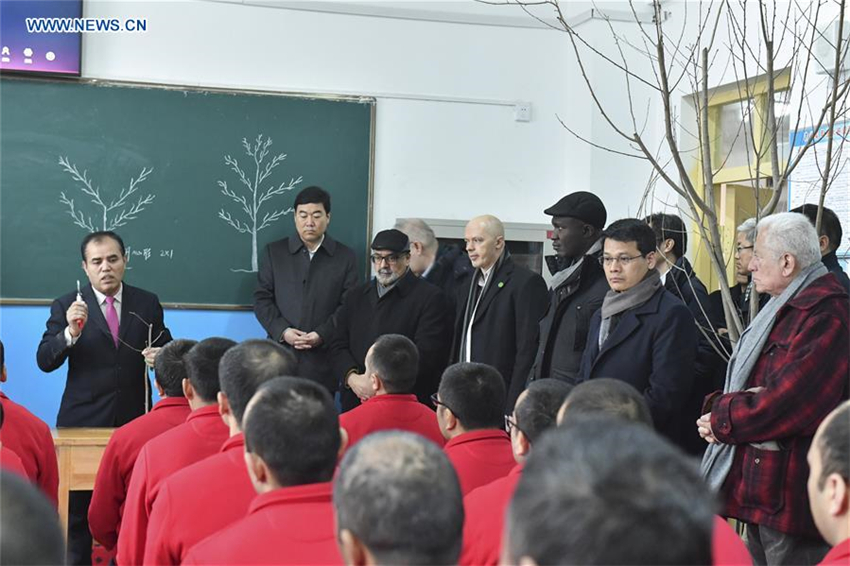 Führende UN-Diplomaten aus acht L?ndern besuchen Xinjiang