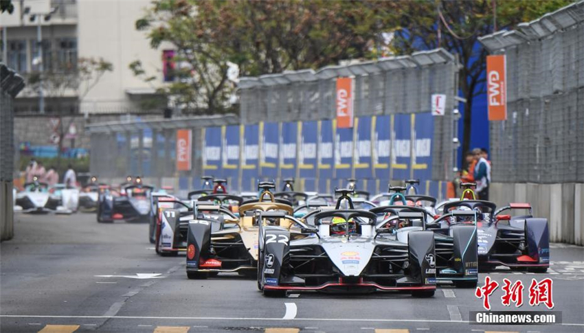 Mehrere Unf?lle bei Formel E in Hongkong
