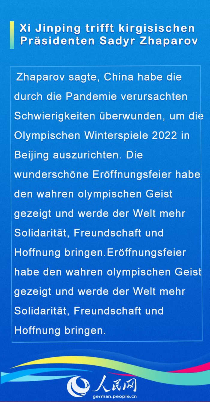 Internationale G?ste im Gespr?ch mit Chinas Staatspr?sident Xi (I)