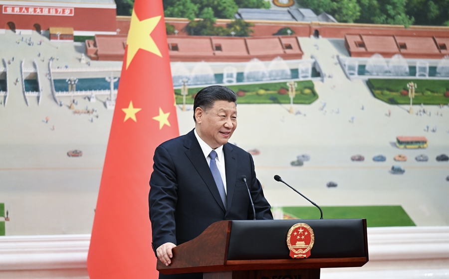 Xi Jinping erh?lt Beglaubigungsschreiben von ausl?ndischen Botschaftern in China