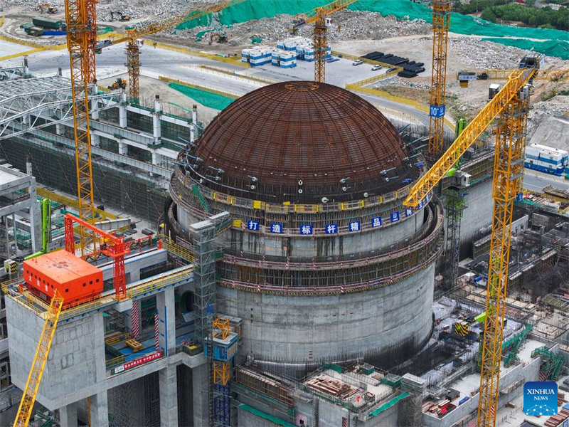 Bau von Block 8 des Kernkraftwerks Tianwan l?uft