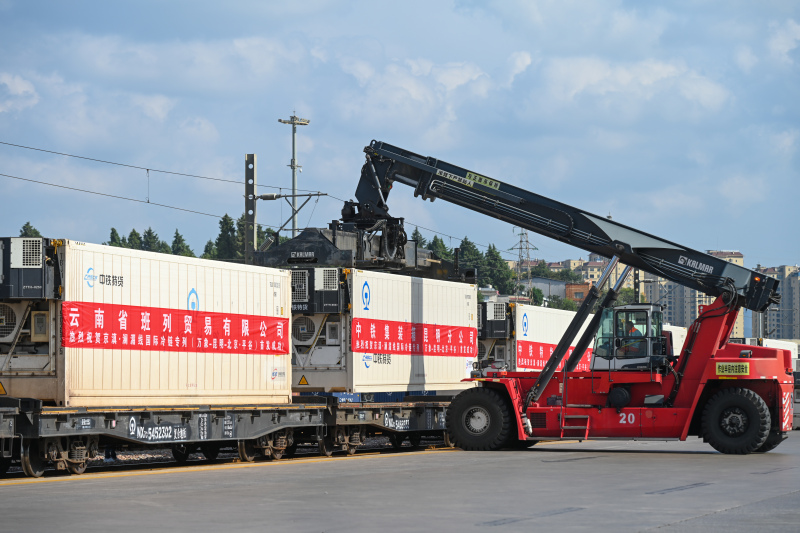 China er?ffnet neue Güterzugstrecke zwischen Beijing und Südostasien