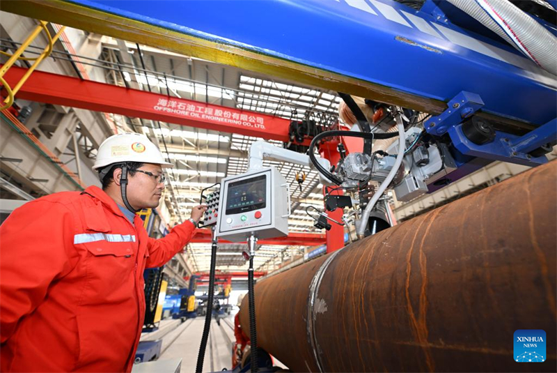 Chinas erste ?Smart Factory“ für Offshore-?l- und -Gasanlagen voll betriebsbereit