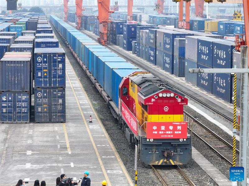 Neue Direktverbindung verkürzt die Gütertransportzeit zwischen Chongqing und Afghanistan