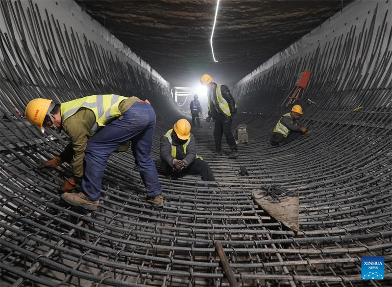 Bauarbeiten an der Intercity-U-Bahn zwischen Beijing und Hebei