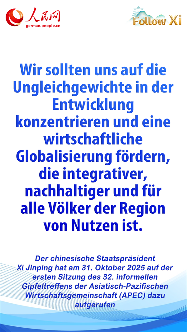Poster: Gemeinsam eine offene, inklusive und für alle vorteilhafte asiatisch-pazifische Wirtschaft aufbauen