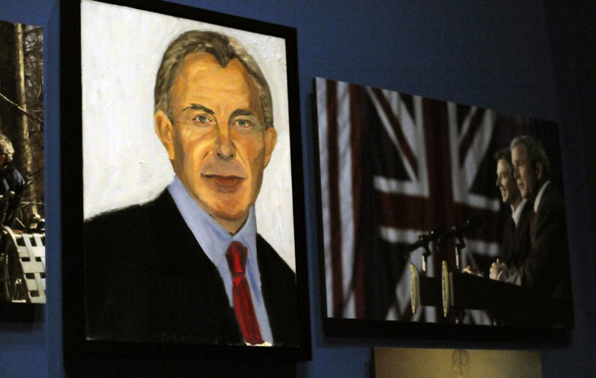 Ex-US-Pr?sident stellt Bilder aus